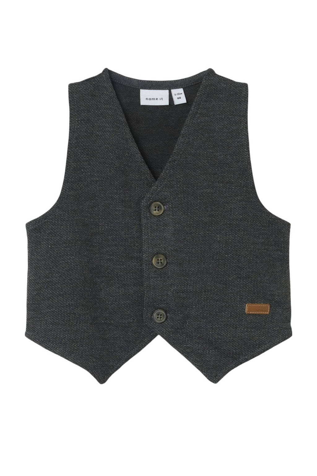 NAME IT gilet antraciet
