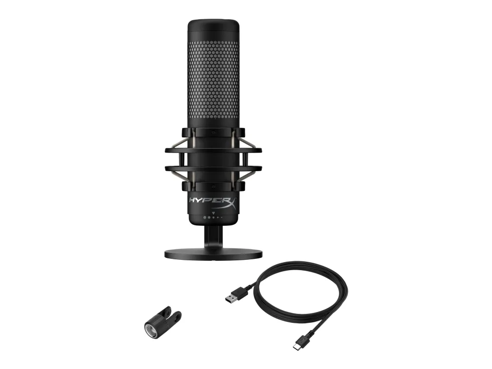 HyperX QuadCast 2 - Mikrofon - USB - sort