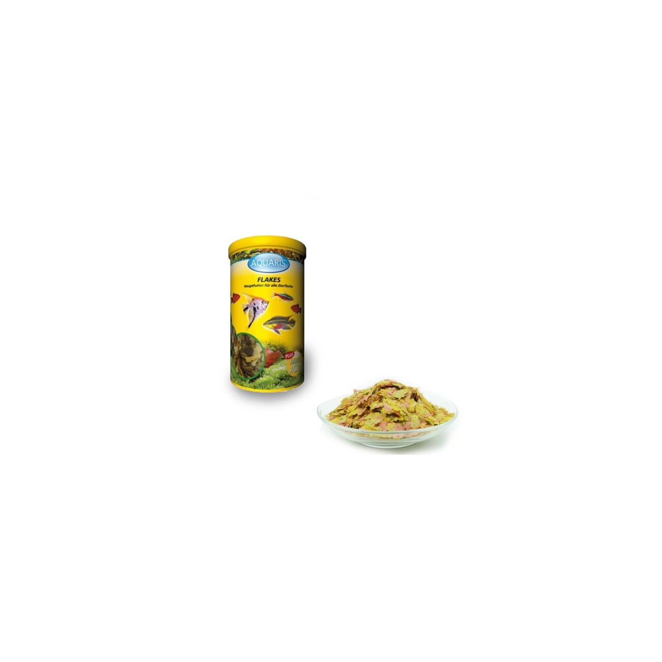 AQUARIS Aquarium Fischfutter - Flakes - 45g / 250ml