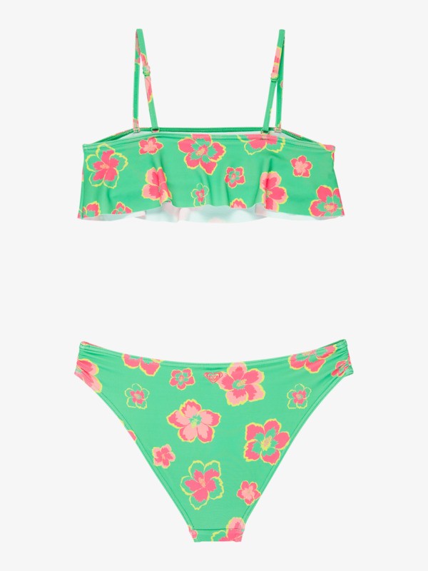 Tropicool Set Ensemble bikini deux pièces à volants Vert Filles 6-16 ans
