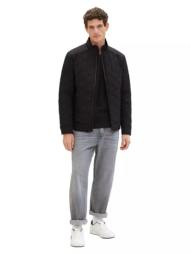 TOM TAILOR Leichtsteppjacke schwarz