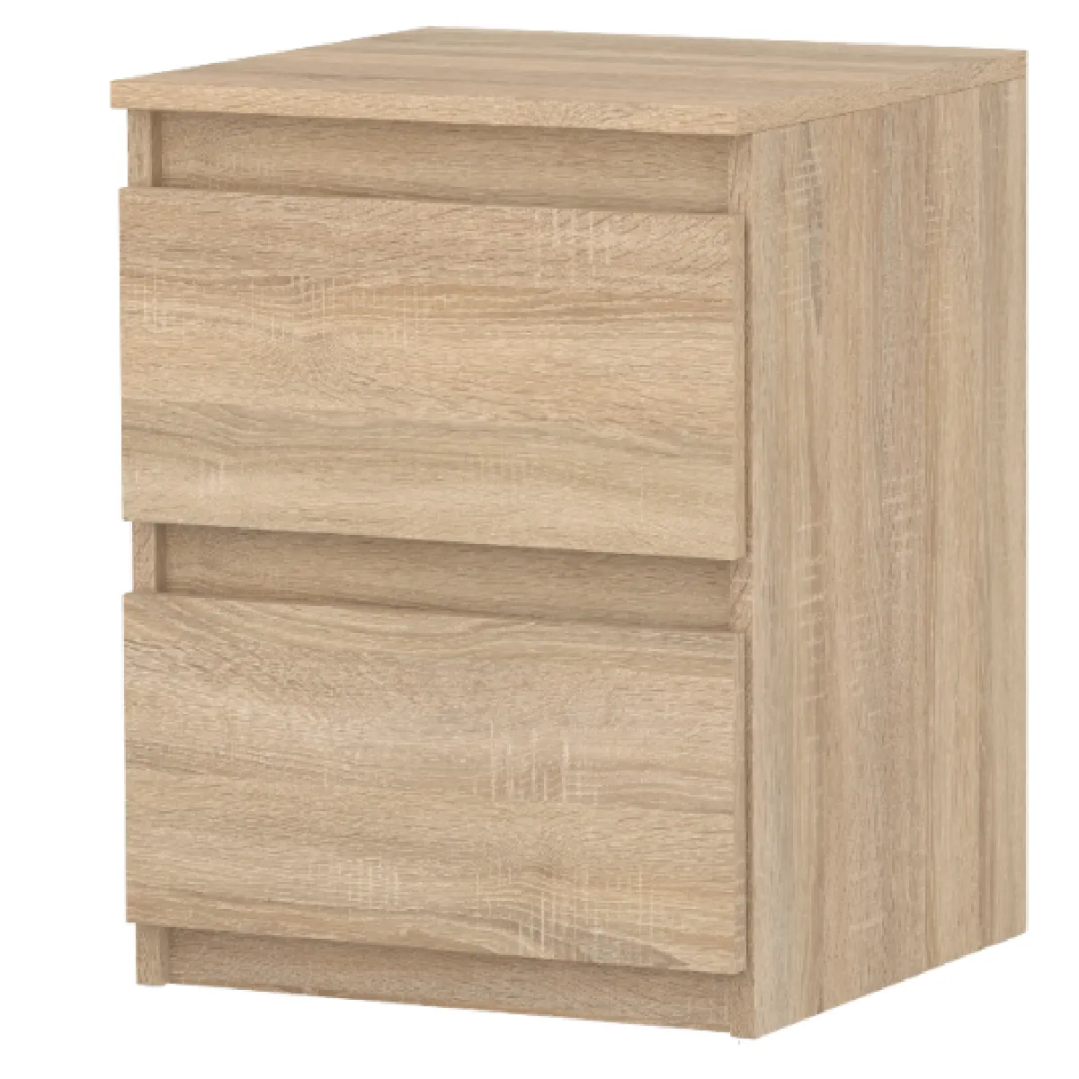Table de Chevet Sonoma - 2 Tiroirs - 40 cm