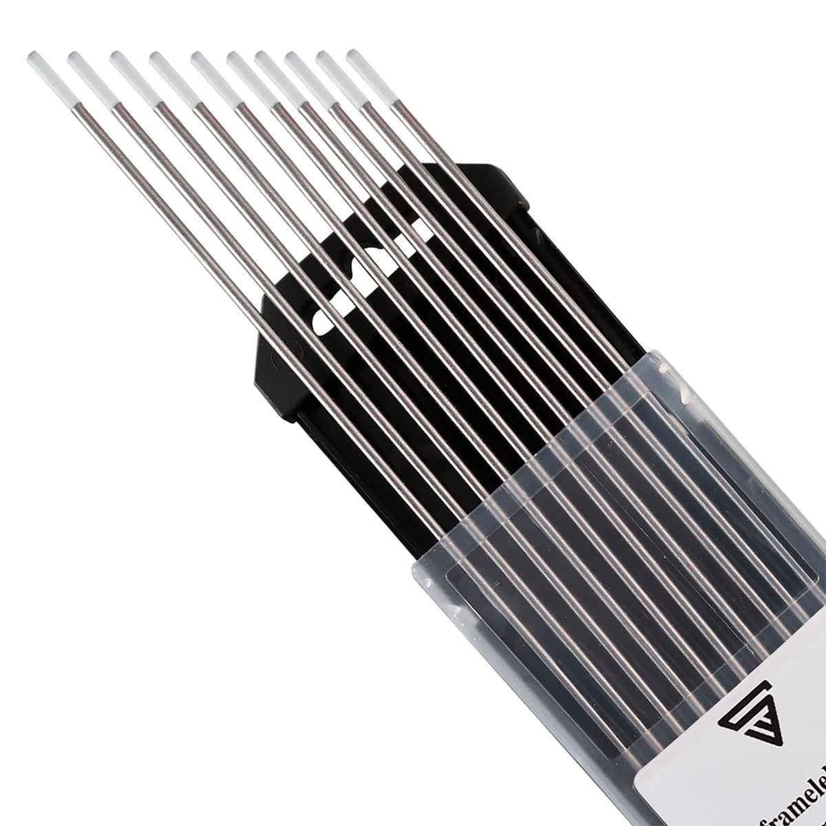 STAHLWERK Wolfraamelektroden / Laselektroden WZ 2,4 x 175 mm Wit 10-delige set