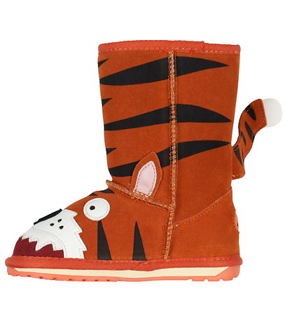 EMU Australia Teddyboots - Tiger - Deep Orange