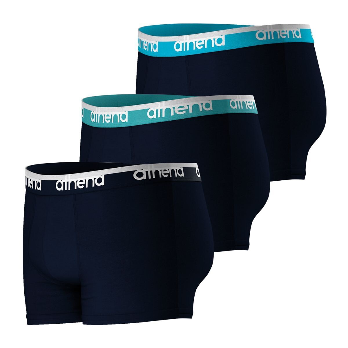 ATHENA<br>Conjunto de 3 cuecas boxer Easy Bio lisas