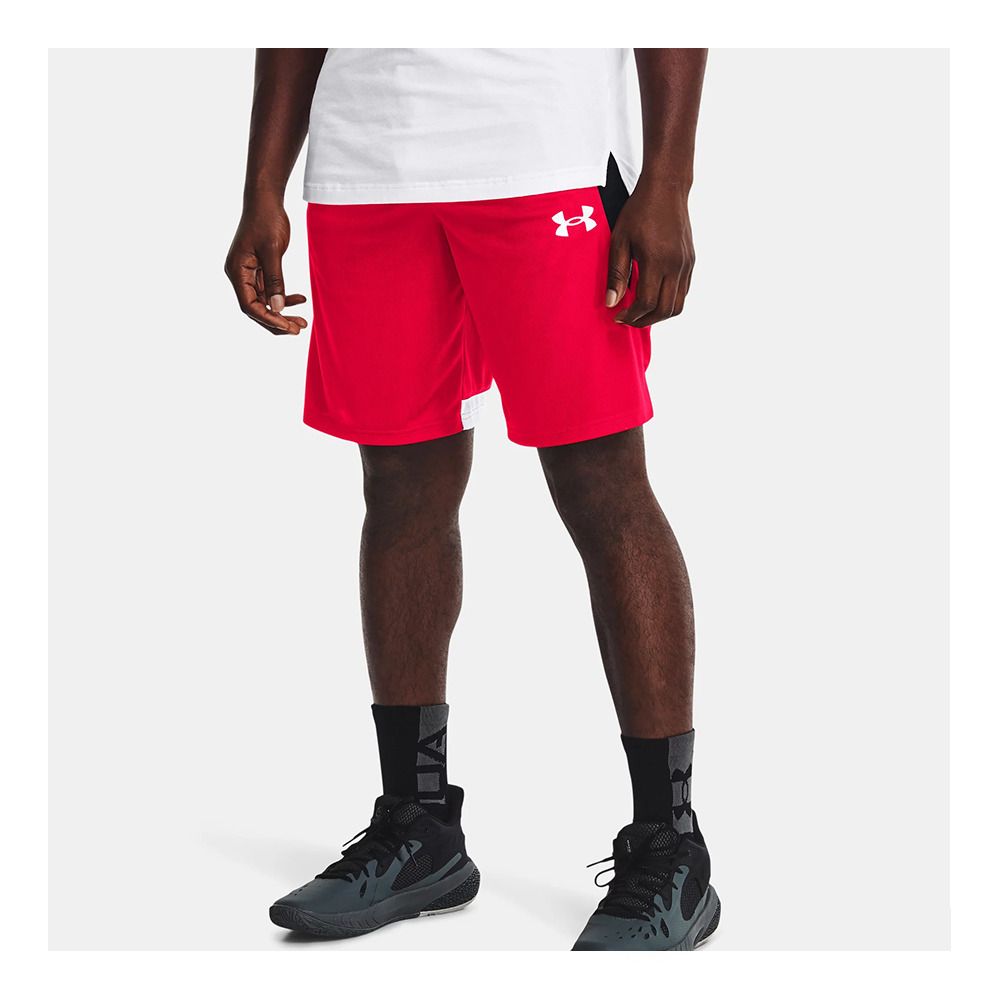 Under Armour BASELINE 10'' - Short Homme red