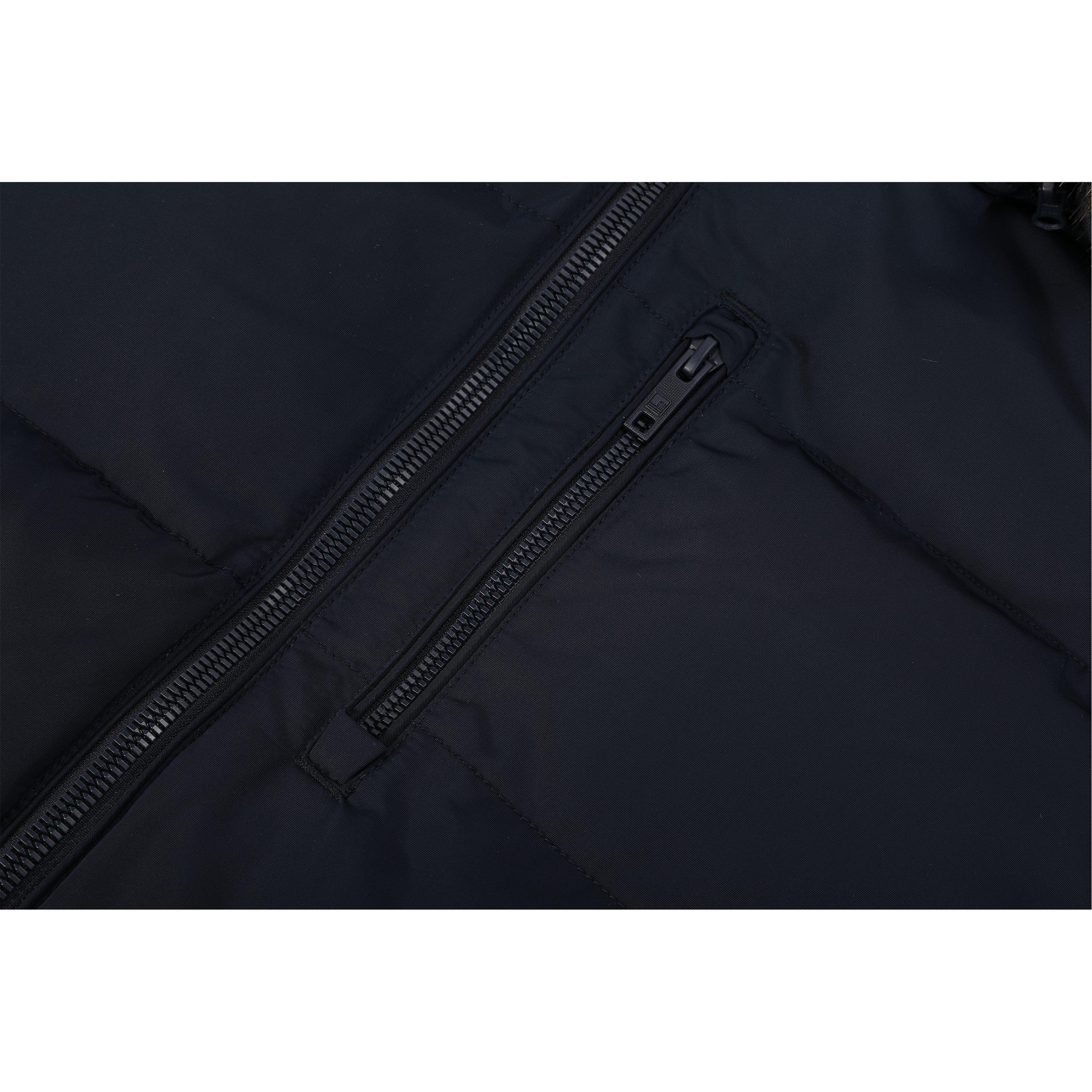 SoulCal Mens 2 Zip Bubble Jacket