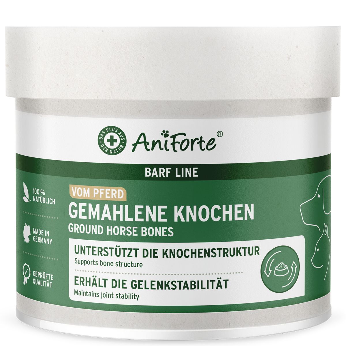 AniForte BARF-Line Gemahlene Knochen vom Pferd