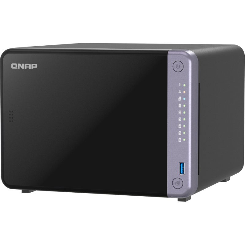 QNAP TS-632X-4G serveur de stockage NAS Tower Alpine Alpine AL-524 4 Go DDR4 QNAP QTS Noir