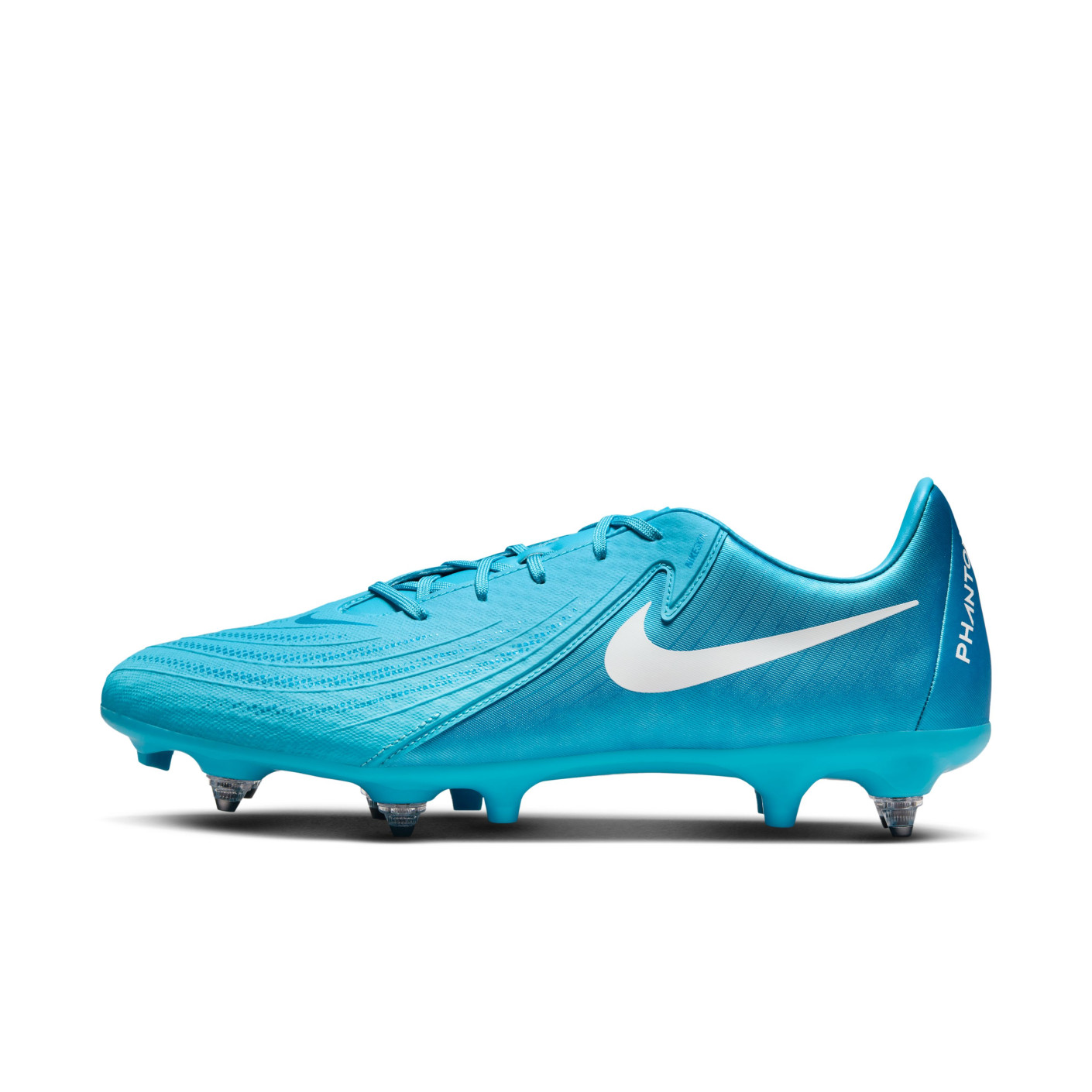 Nike Phantom GX II Academy IJzeren-Nop Voetbalschoenen (SG) Anti-Clog Blauw Wit