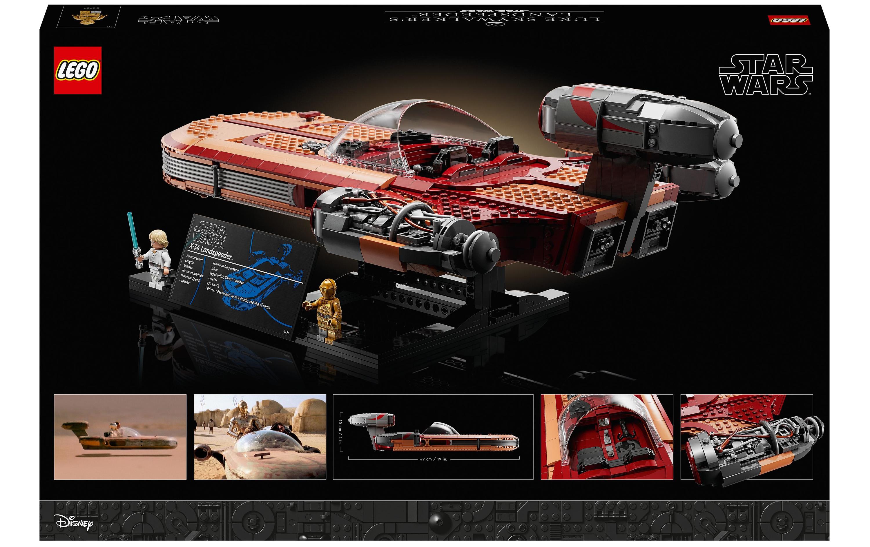 Star Wars Luke Skywalker’s Landspeeder 75341<br>Das ultimative Modell von Lukes Landspeeder zum Bauen und Ausstellen