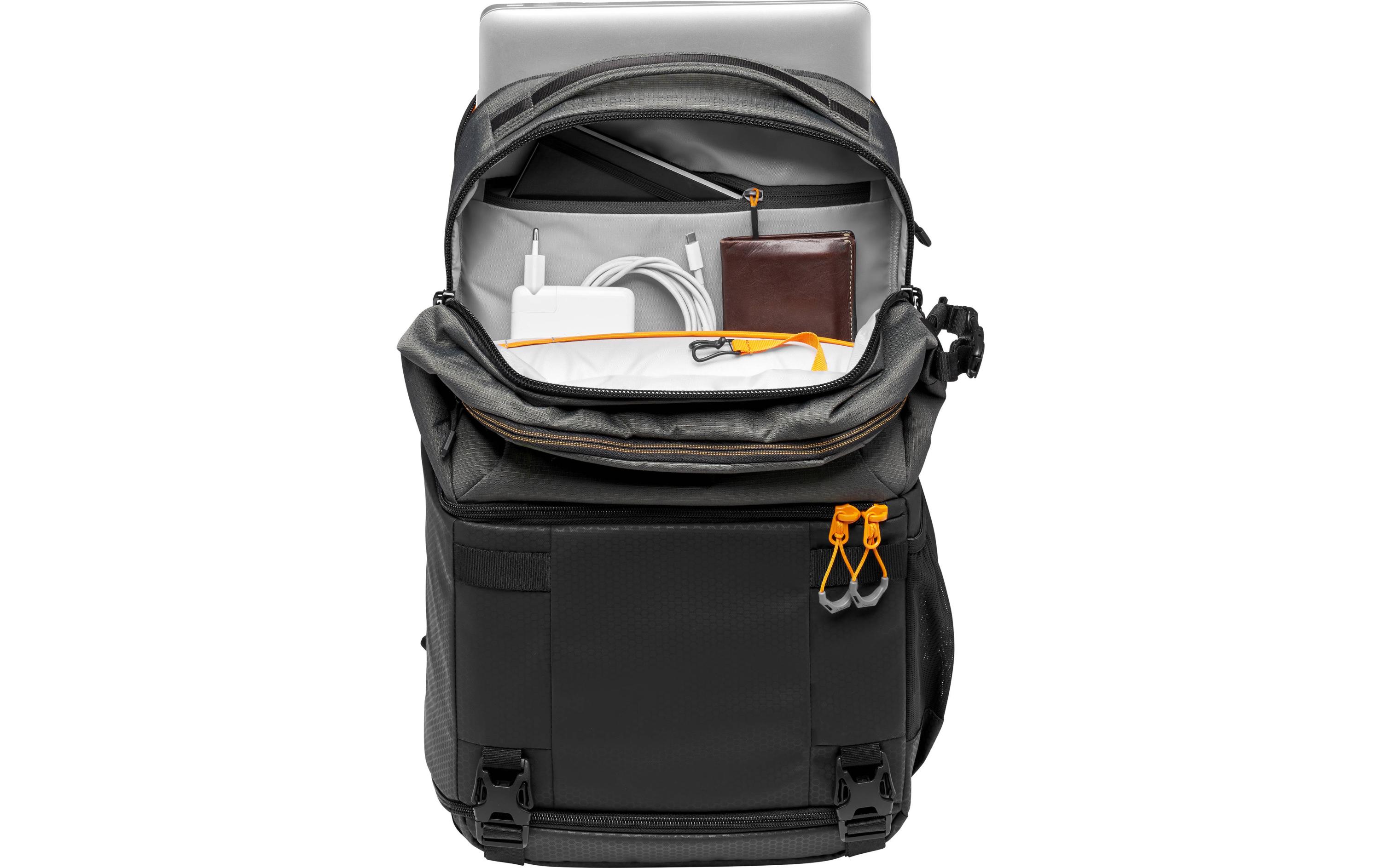 Fotorucksack Fastpack PRO BP 250 AW III Grau<br>Reiserucksack für Systemkameras und DSLR-Kameras mit genügend Platz für Objektive und persönlichen Gegenständen