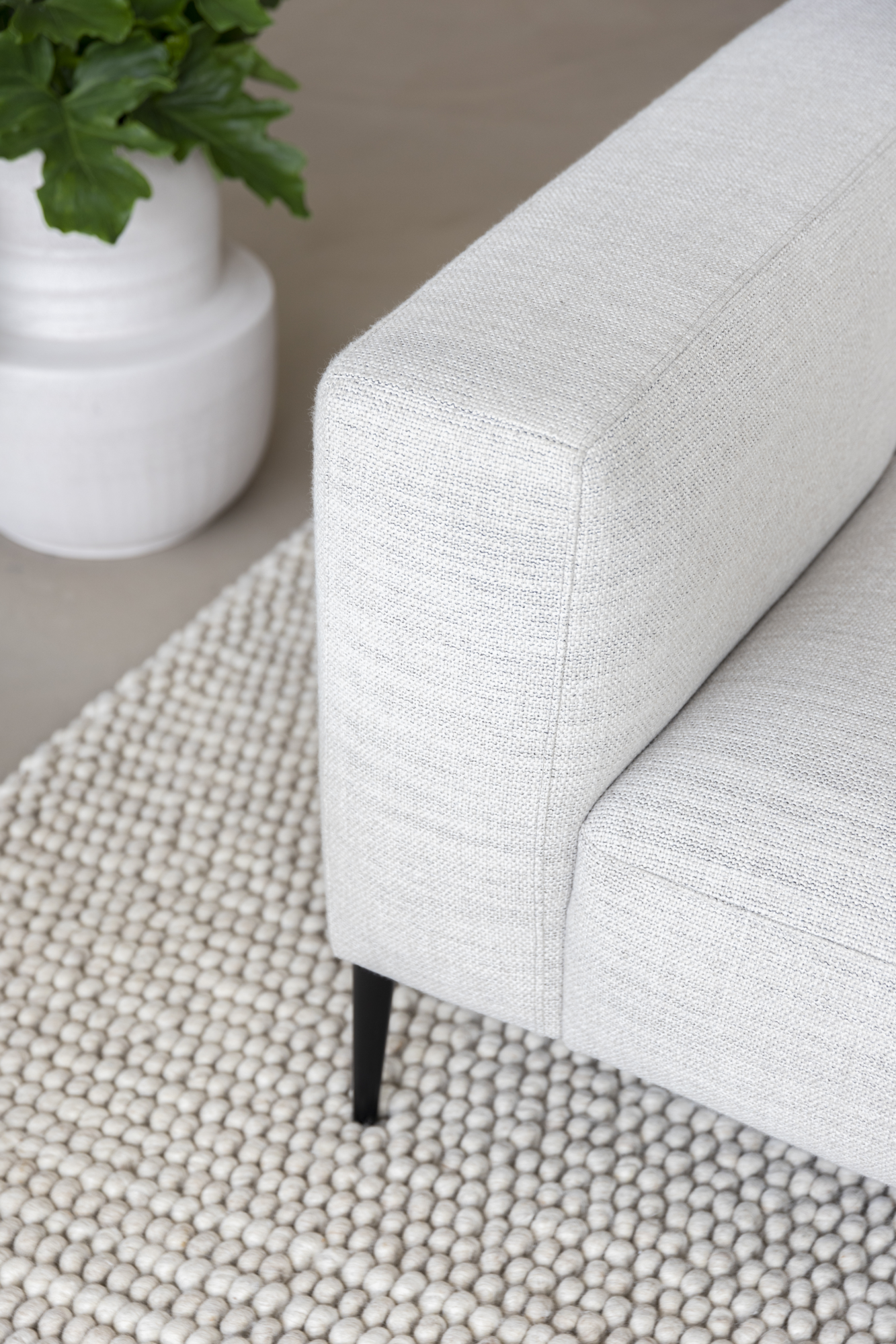 Hoekbank Fay links beige