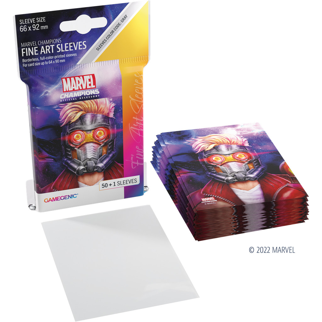 Gamegenic - Marvel Champions Art Sleeves - StarLord