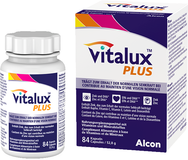 Vitalux Plus<br>84 Stück, Flasche, Hartkapsel