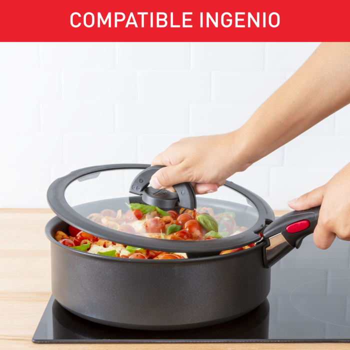 Ingenio Couvercles en verre 16/18/20 cm