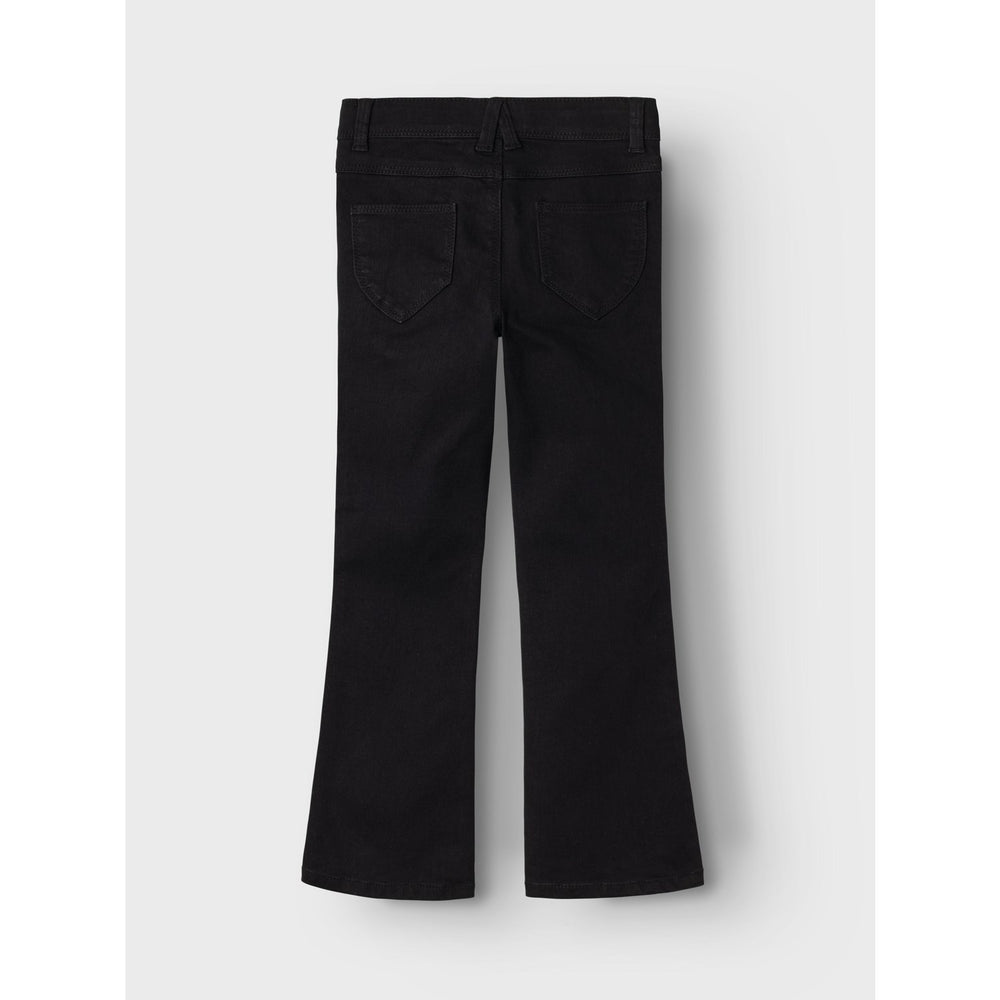 Køb Name It Black Denim Polly Skinny Boot Jeans Noos