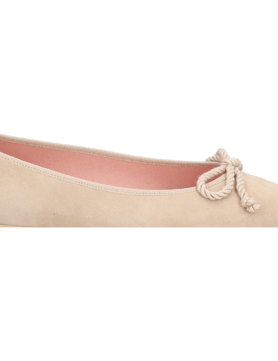 Veloursleder Ballerina