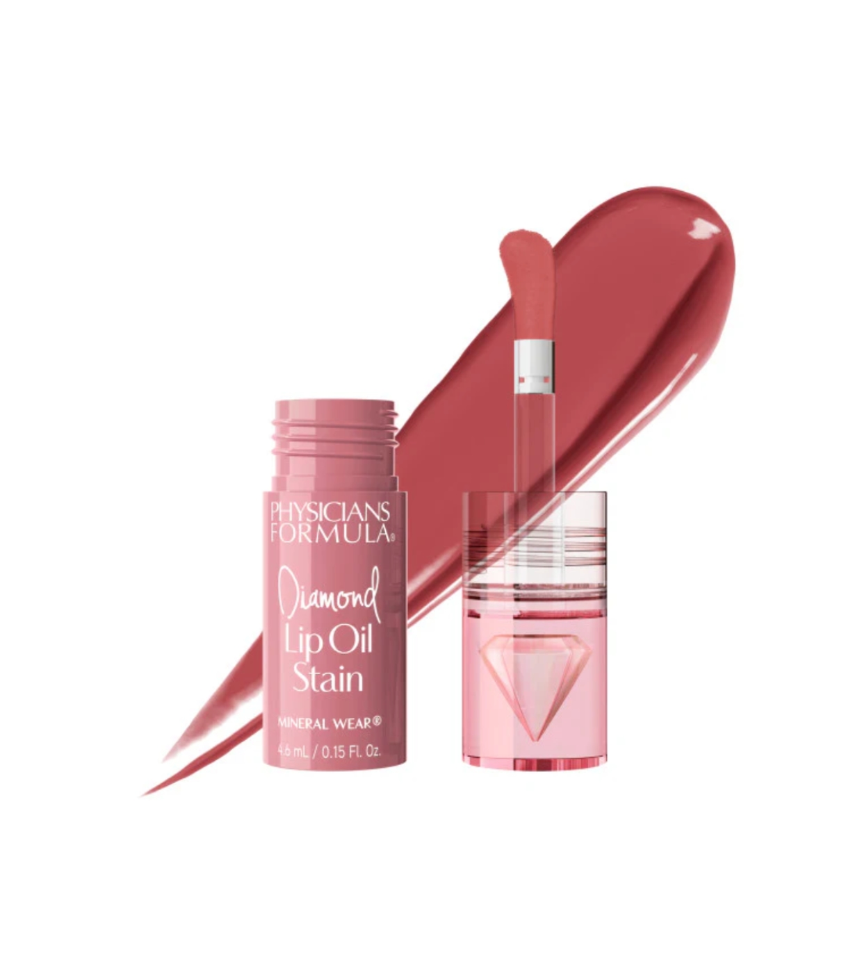 Physicians Formula - *Mineral Wear* - Óleo Labial Diamond Stain - Radiant Rose