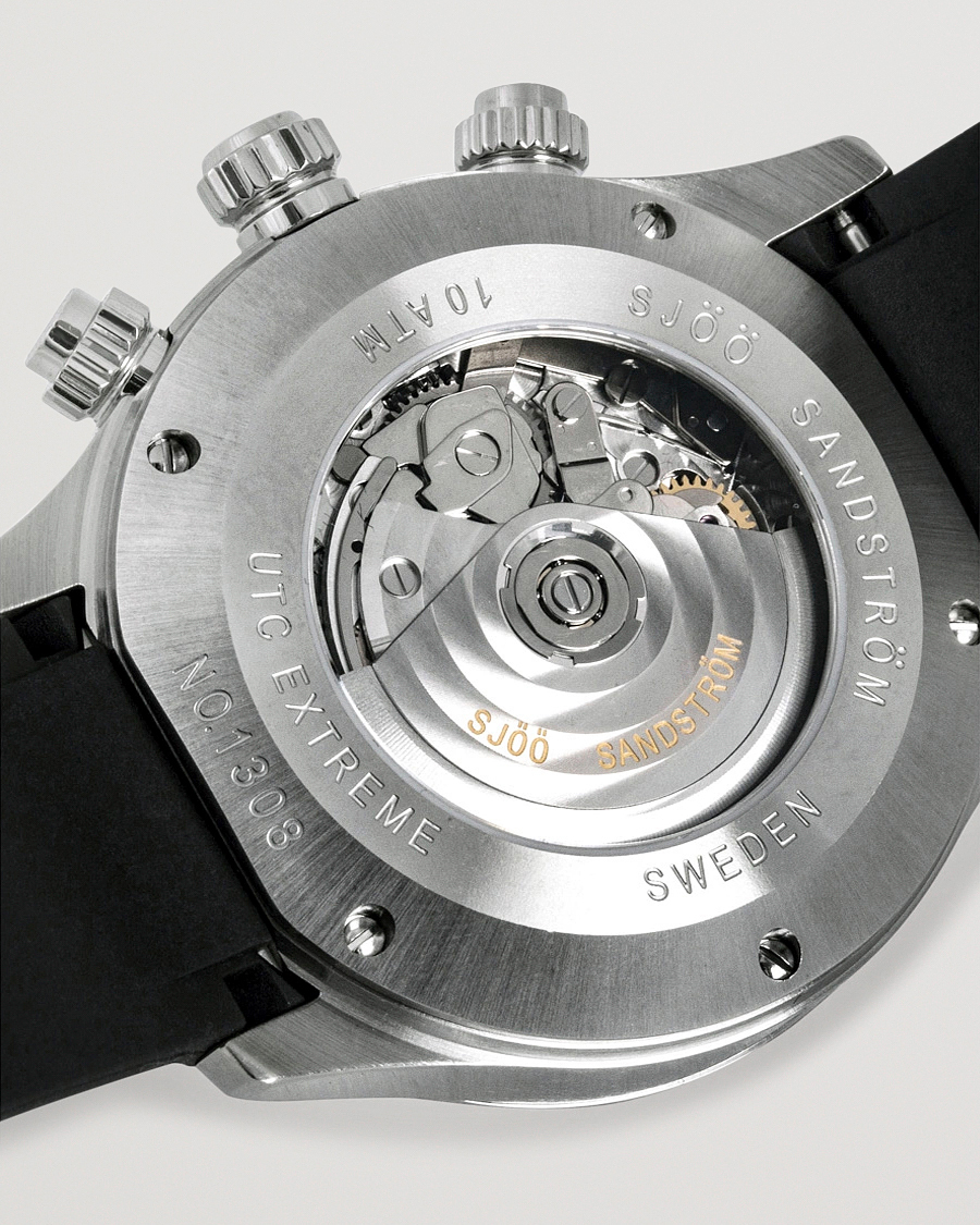 Sjöö Sandström UTC Extreme 44,2mm Silver and Black Rubber