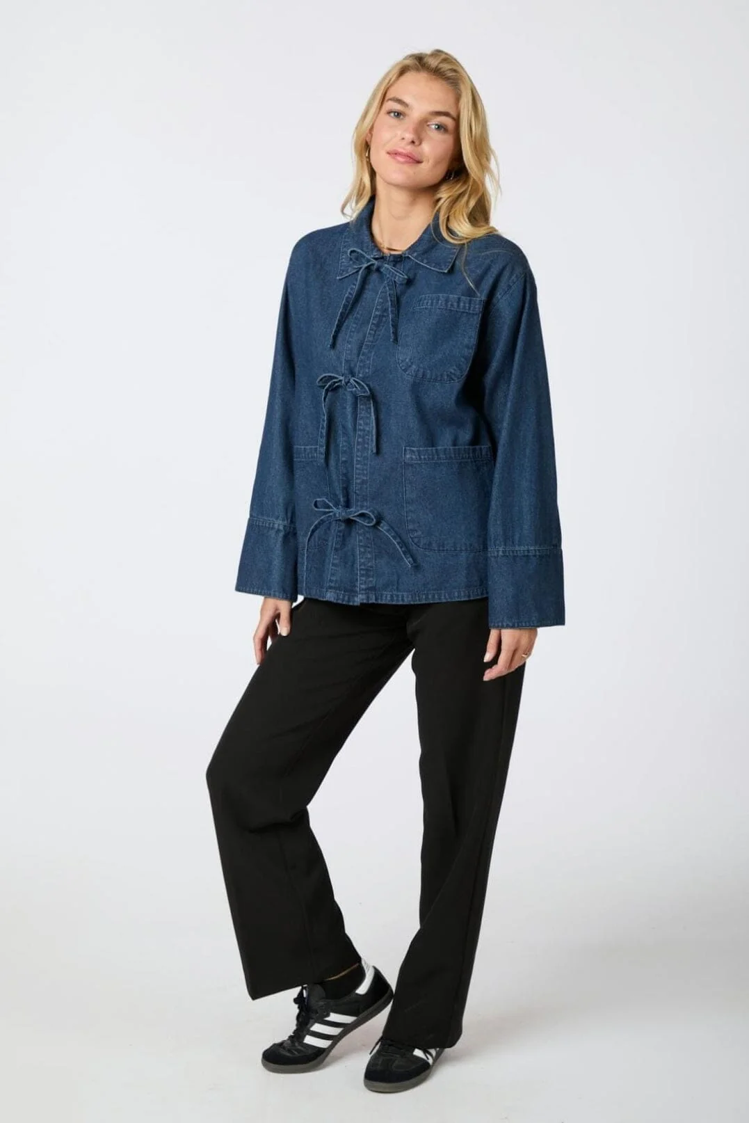 Neo Noir Starlie Denim Shirt