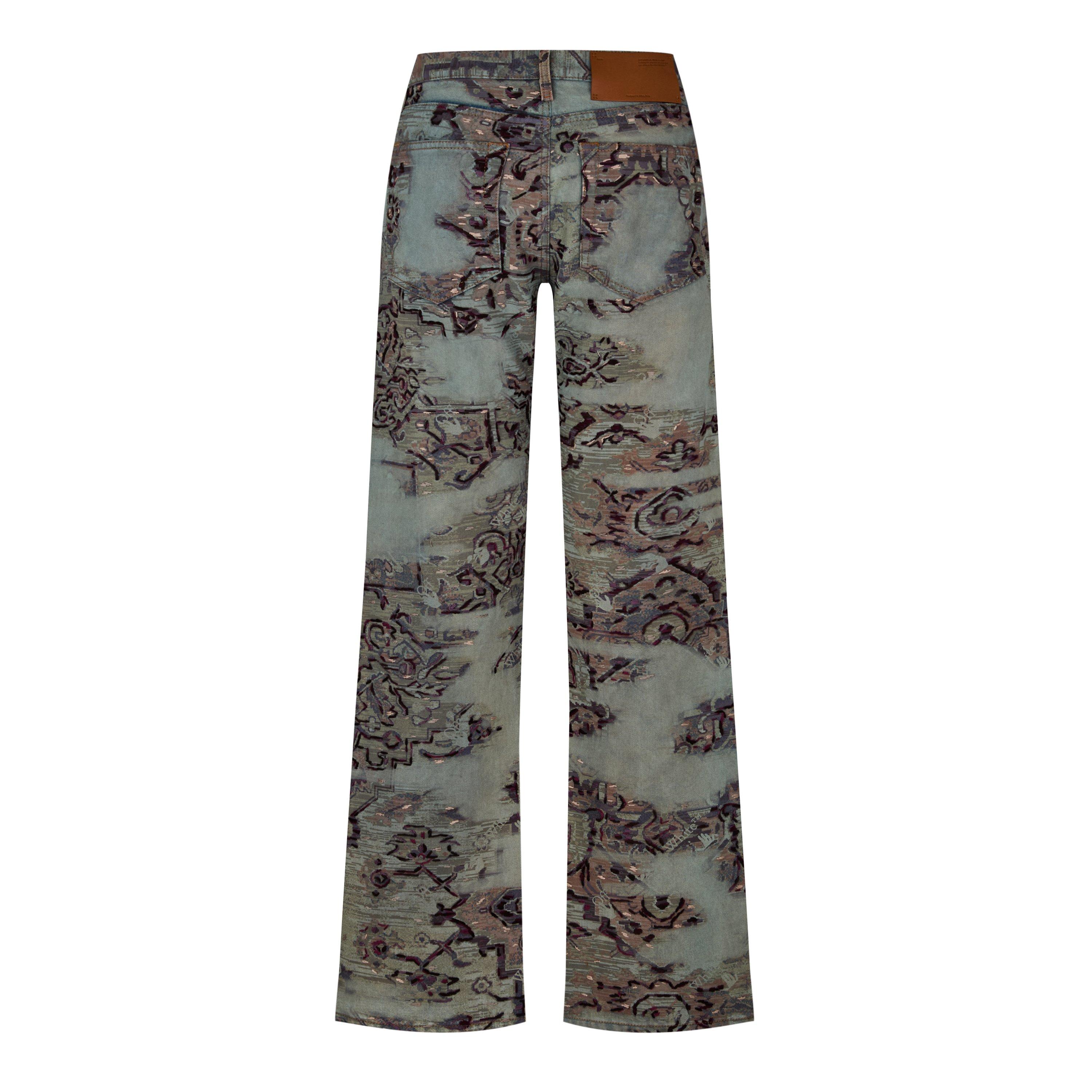 Off White Tapestry Jeans