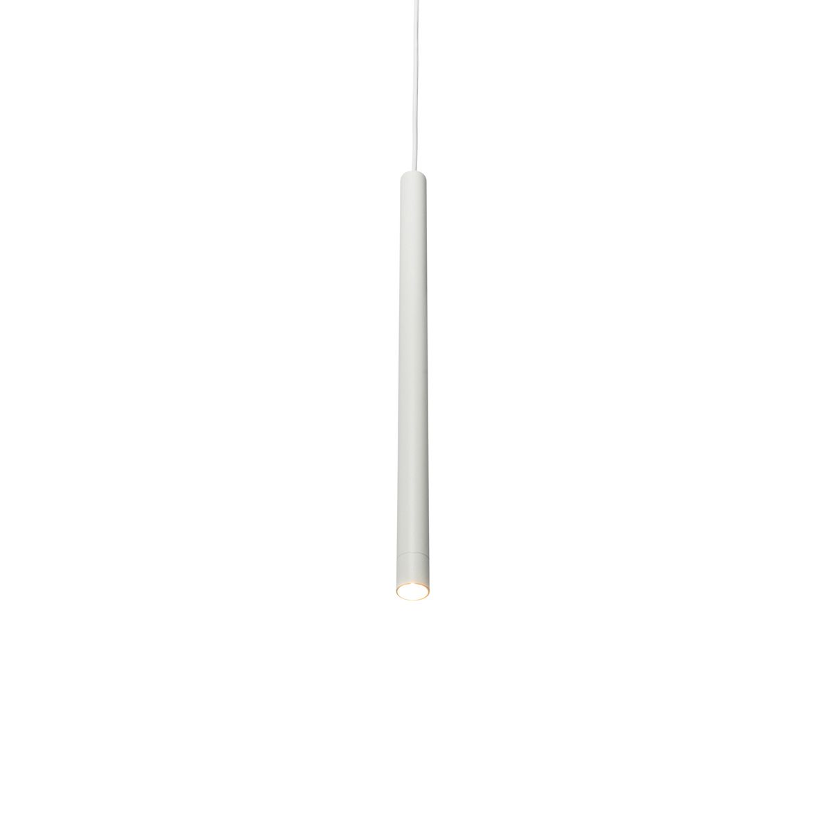 Modern railsysteem met 5 hanglampen wit 1-fase - Iconic Frini