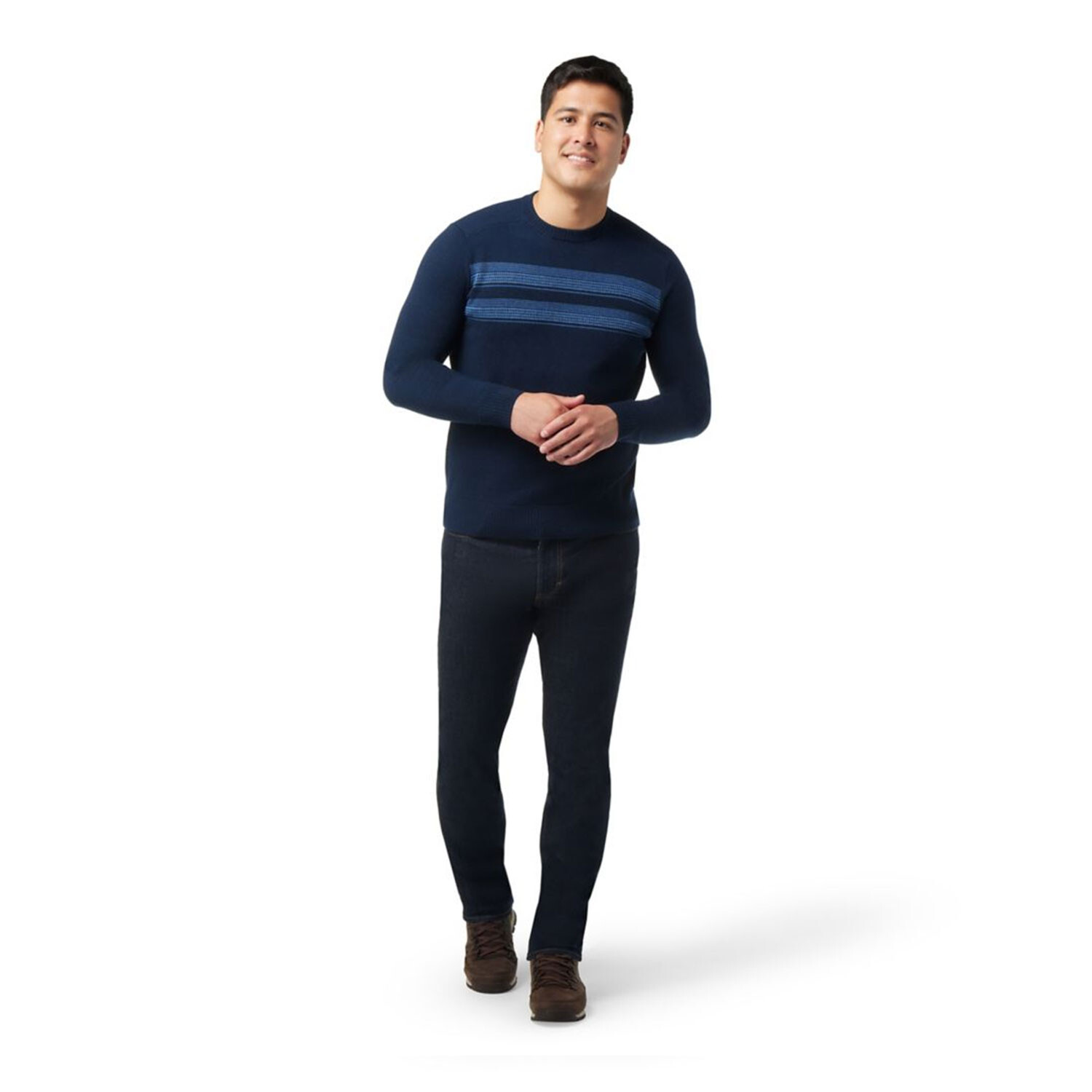 Smartwool Mens Sparwood Stripe Crew Sweater