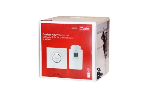 Danfoss Ally, 2400 Mhz, 0 - 30 m, -10 - 55 °C, Amazon Alexa & Google Assistant, Trådløs, Hvid