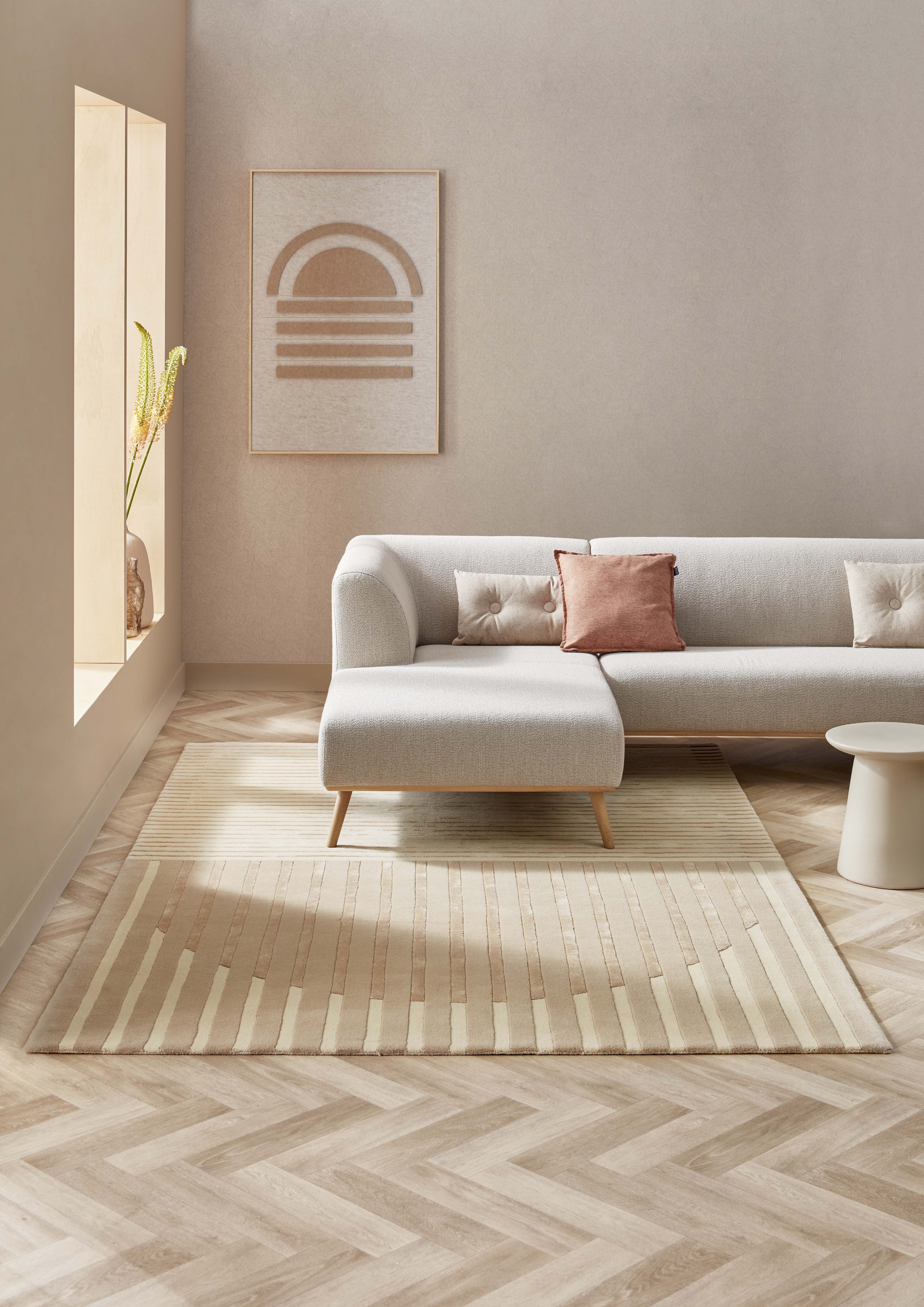 Vloerkleed White Beige Fano  | Brinker