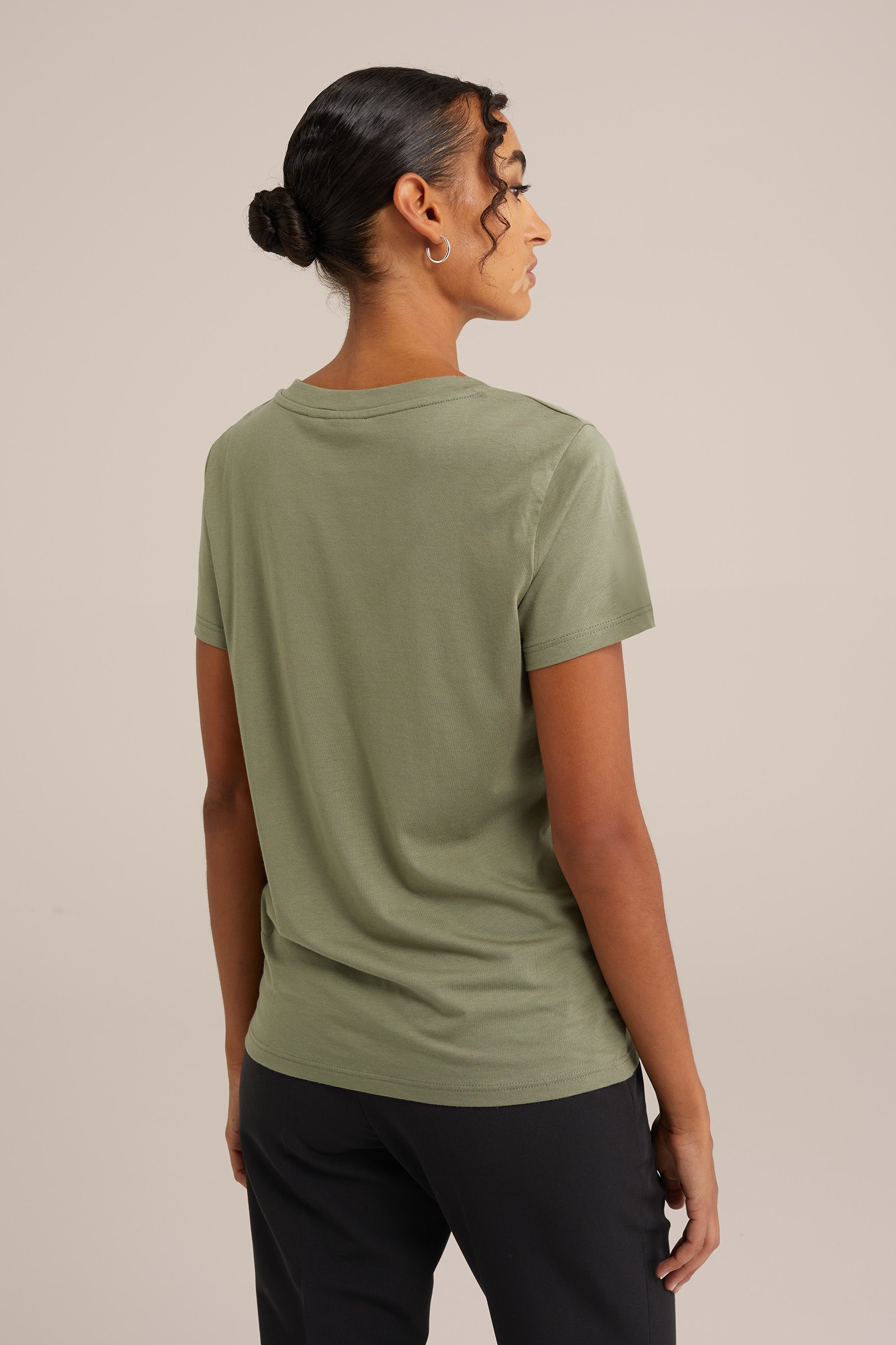 T-shirt WE Fashion Groen