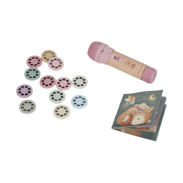 Little Dutch Verhalen Projector Zaklamp - Roze