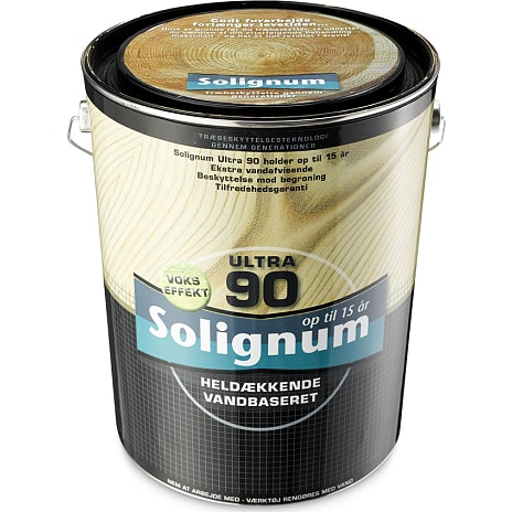 Solignum Utra 90 dækkende træbeskyttelse 5 liter - svenskrød