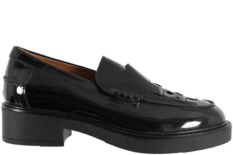 ANGULUS LOAFERS I SORT LAK LÆDER