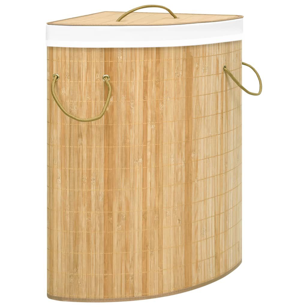 vidaXL Bamboe hoekwasmand 60 L