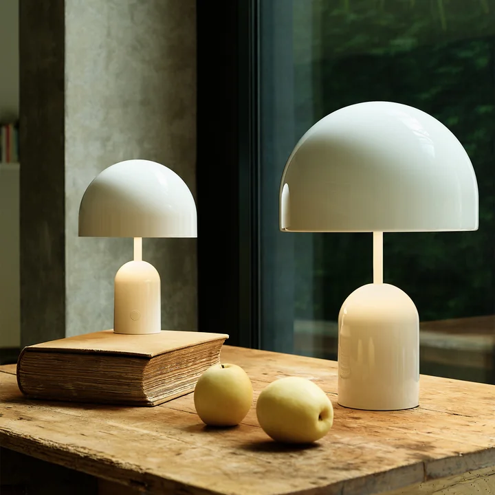Tom Dixon - Bell LED Tischleuchte mit Akku, moosgrün