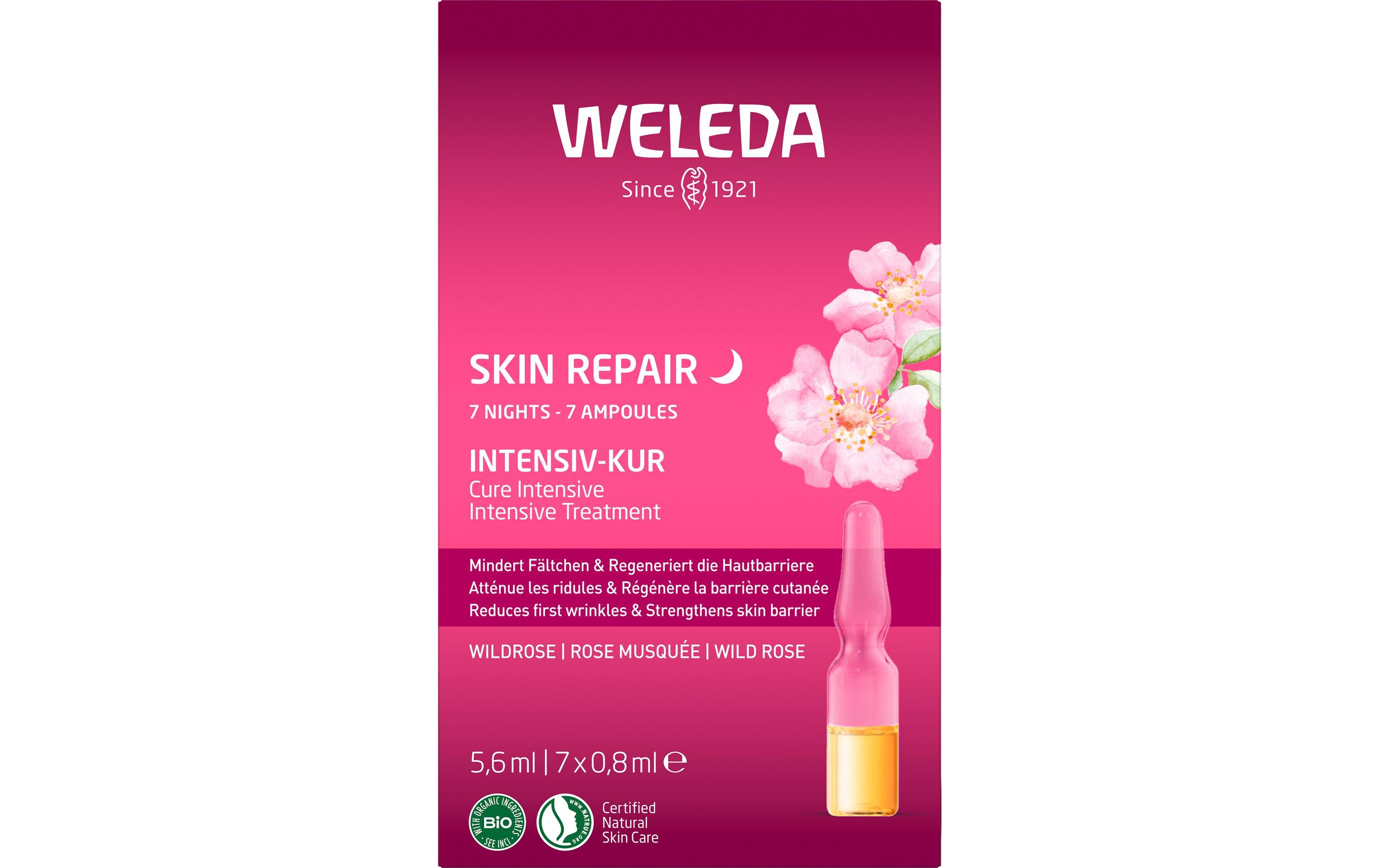 Intensivkur Wildrose Skin Repair 5.6 mlNatürliche Intensiv-Kur regeneriert die Haut in sieben Nächten