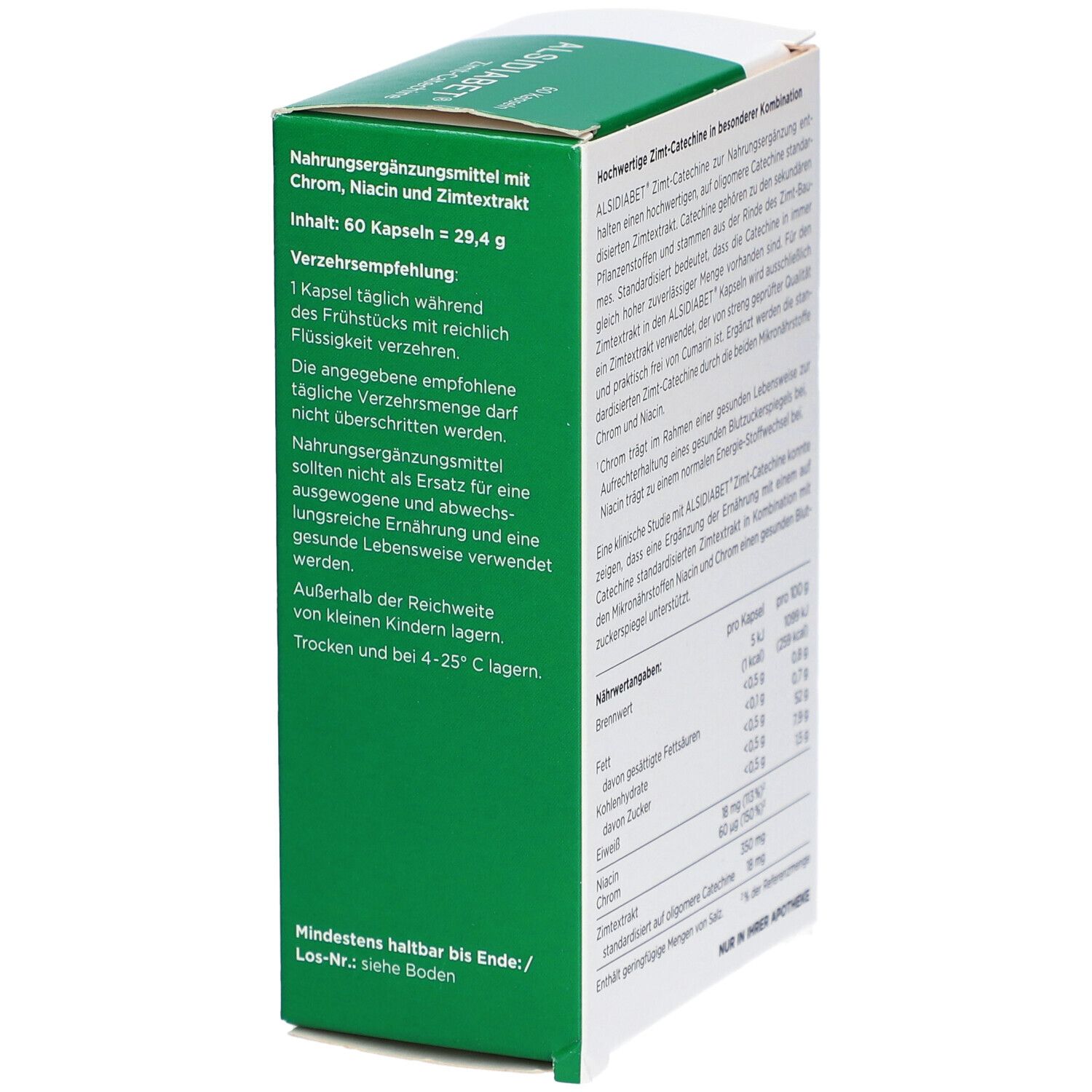 ALSIDIABET® Zimt-Catechine für Diabetiker Typ II