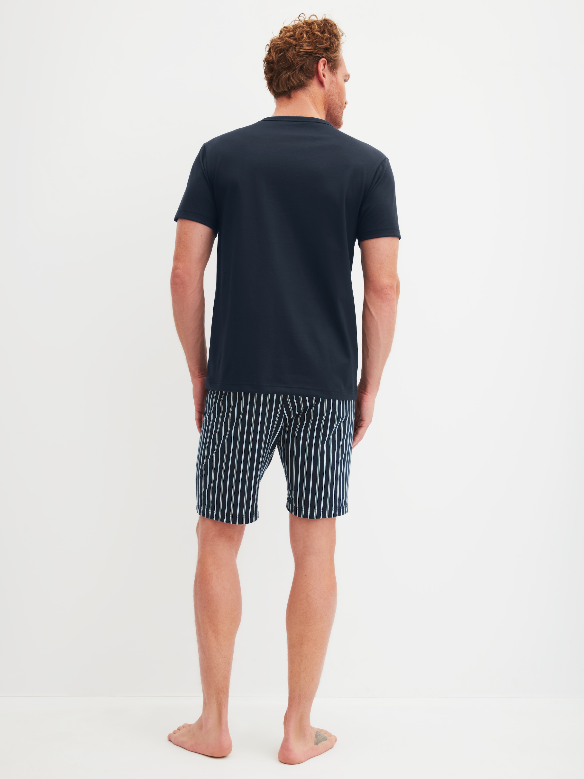 CALIDA Shorty »Cotton Special«, 2 Stk. V-Ausschnitt, Kurzarm, Baumwolle