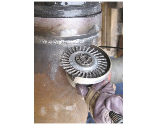 Lessmann ronde vlechtborstel Ø 115 mm staaldraad