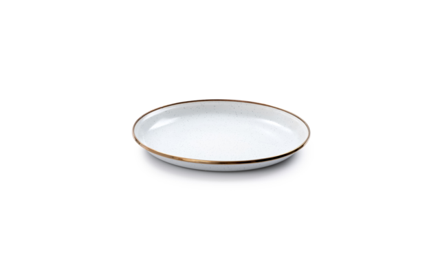 Barebones Enamel emailliertes Salatteller Set 2 teilig