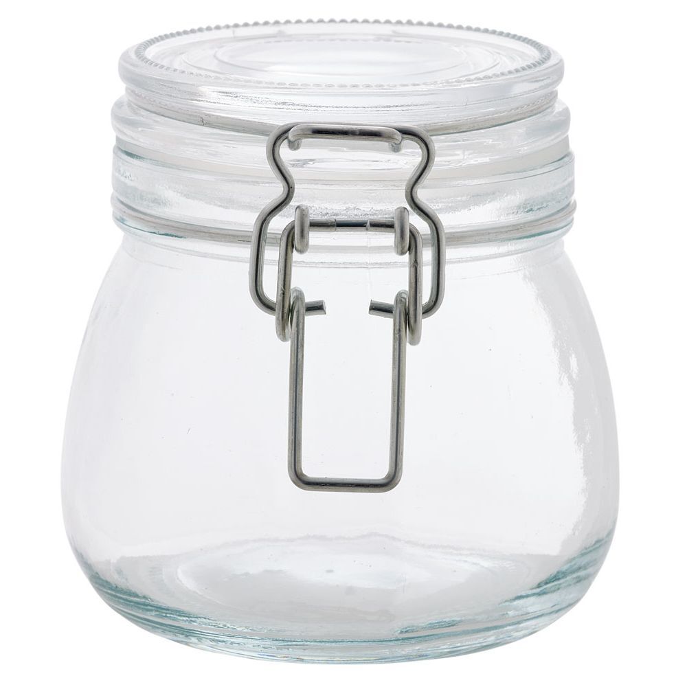 Bocal en verre fermeture mécanique 20cl x6
