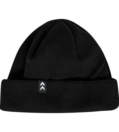Hummel Beanie - Strik -  AST Fan Rød Logo - Sort
