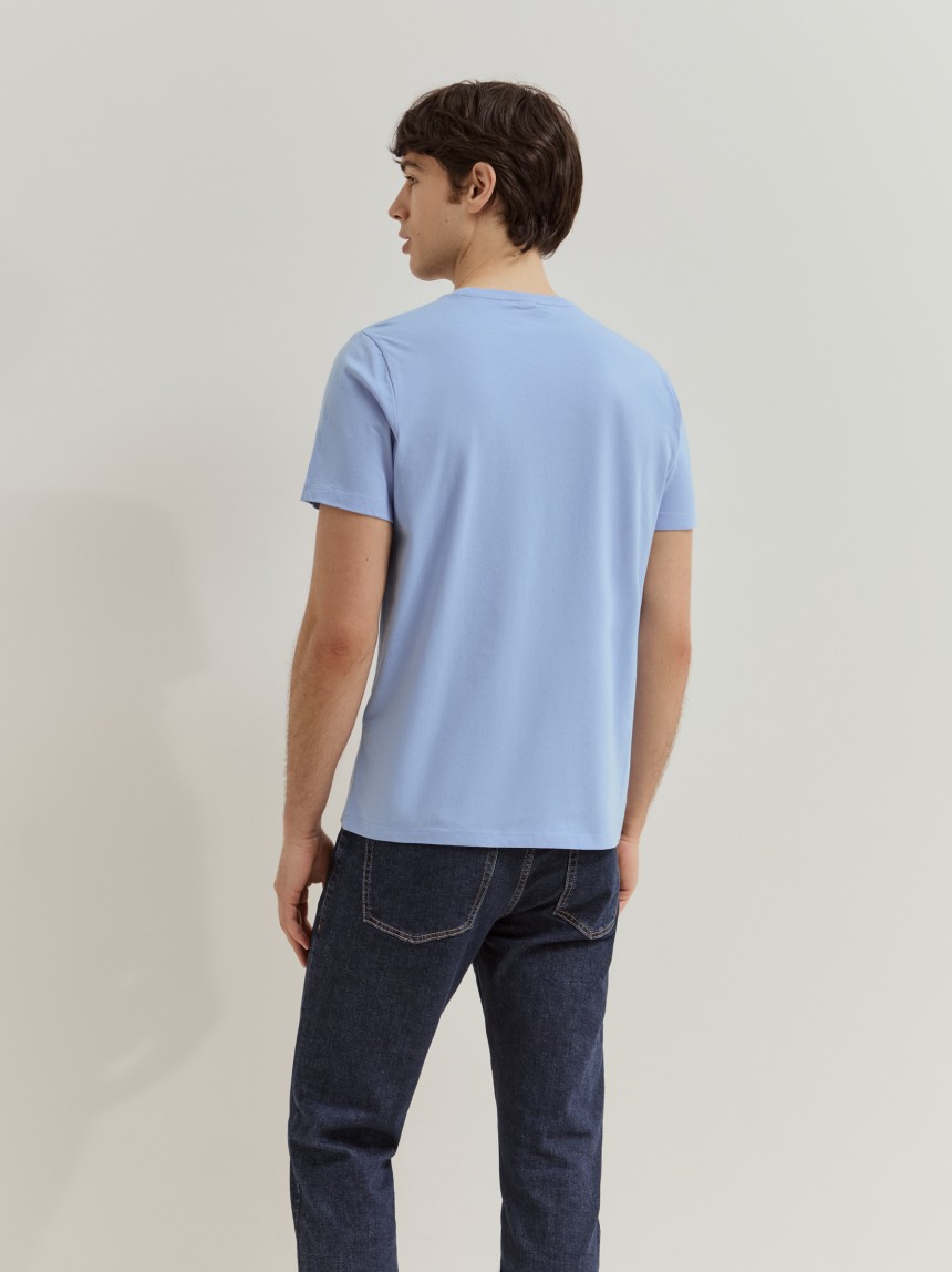 T-shirt em algodão com estampado