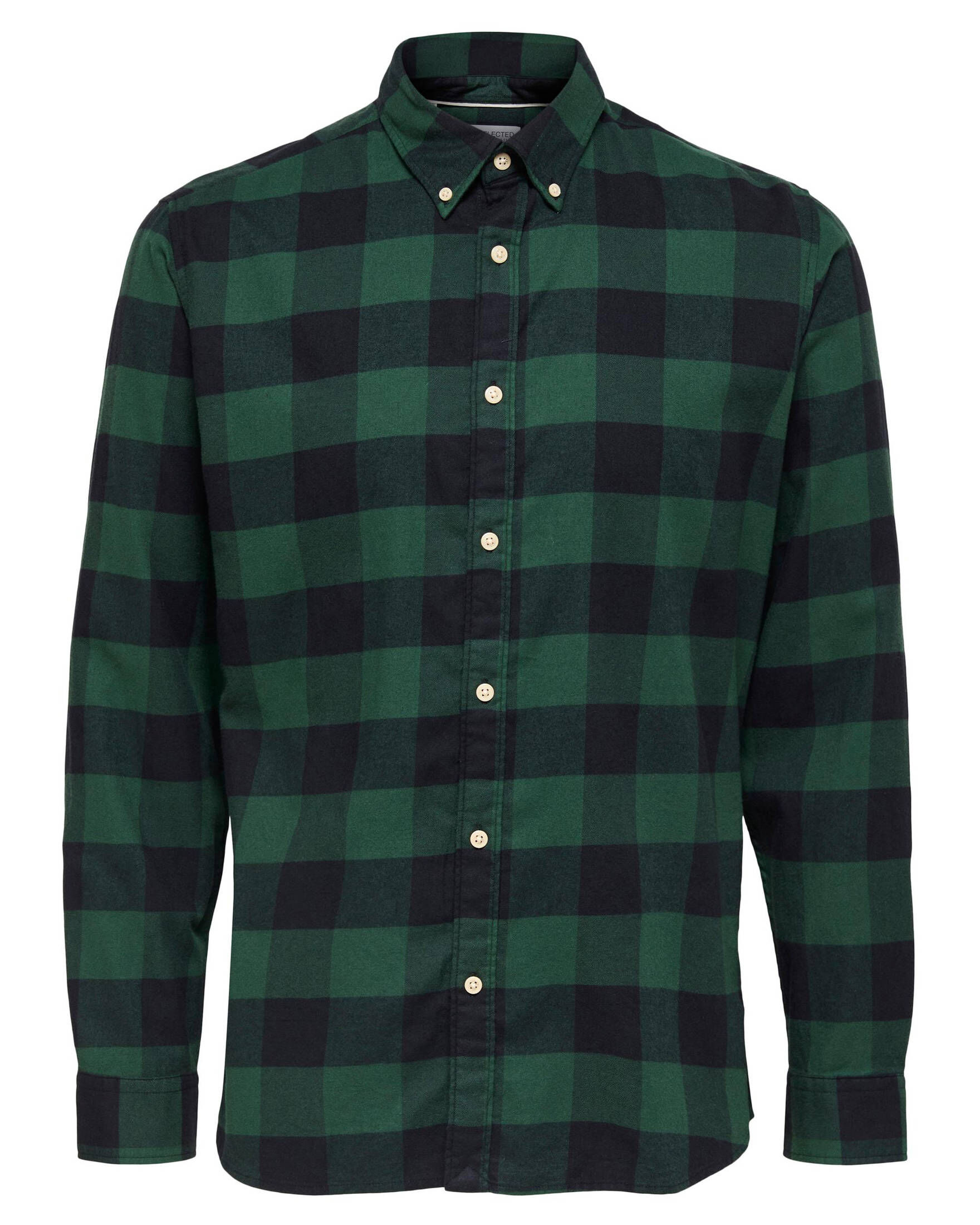 Selected Homme| Herren Flanellhemd SLHSLIMFLANNEL SHIRT Slim Fit Langarm