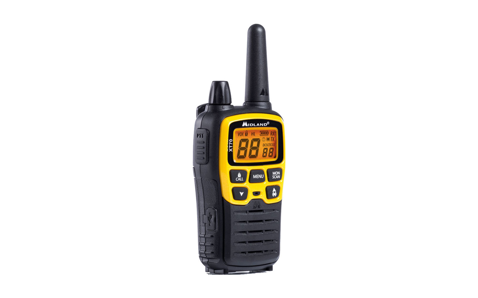 Midland  XT70 Adventure PMR446 Sprechfunkgeräte Kofferset inkl. Headsets, Akkus und Ladegeräte