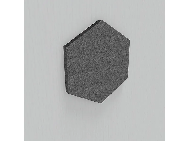 Lydabsorbent Honey EcoSUND, 600x520x50 mm Grå, tekstil lamineret
