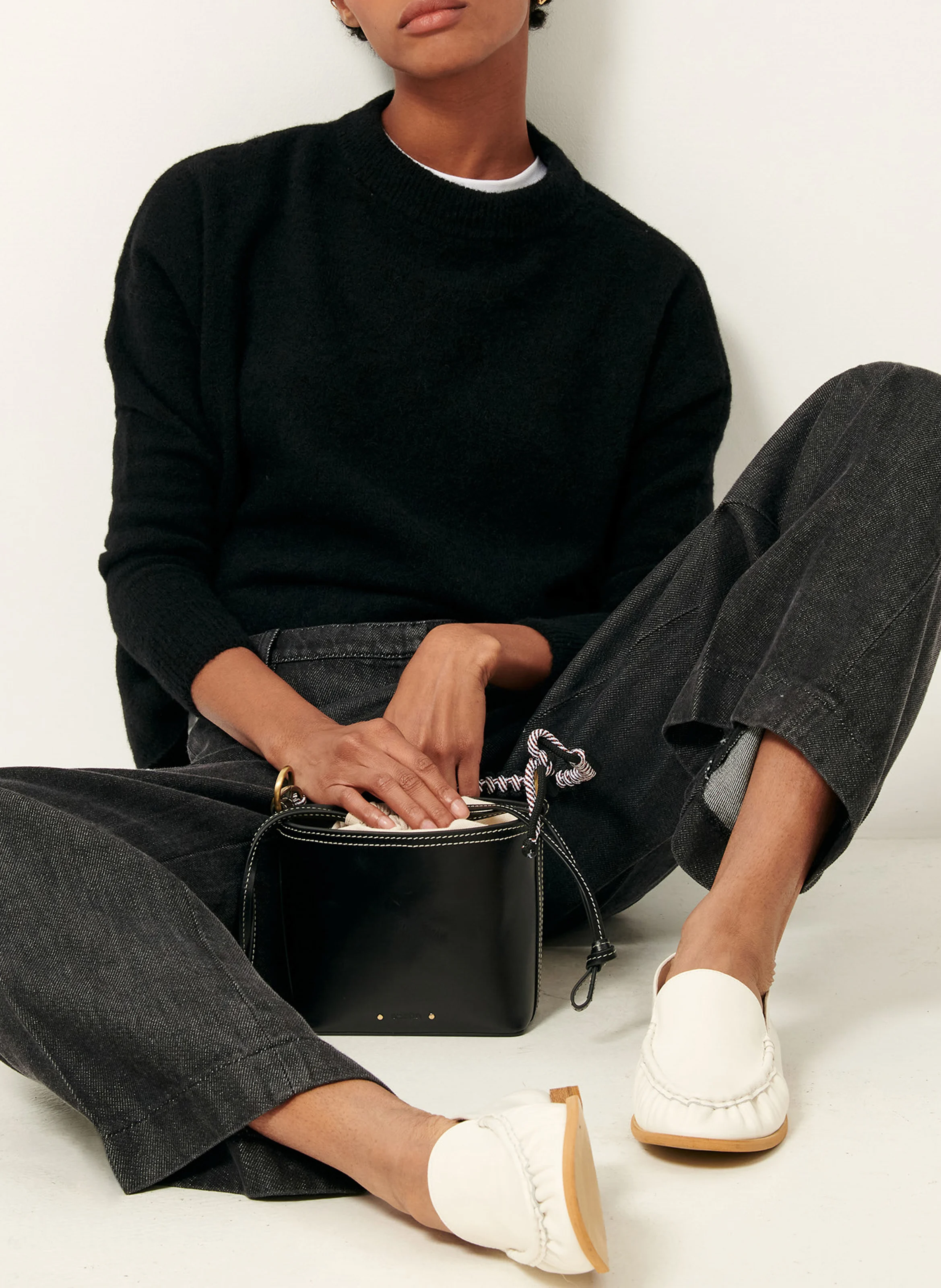 ALDIVIO - Pantalon droit | Noir