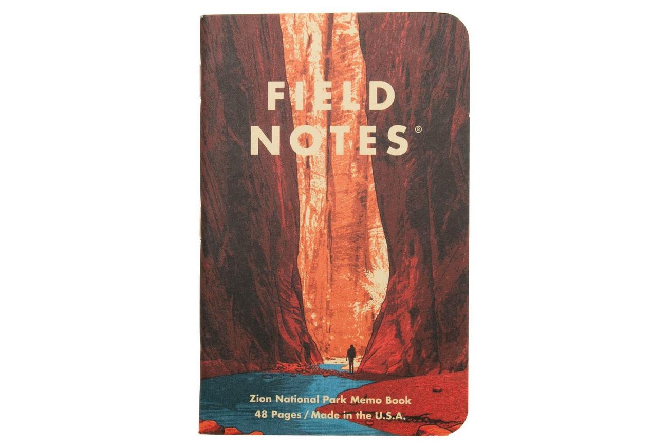 Field Notes National Parks FNC-43a Graph 3-Pack A Yosemite Acadia Zion, notitieboekjes