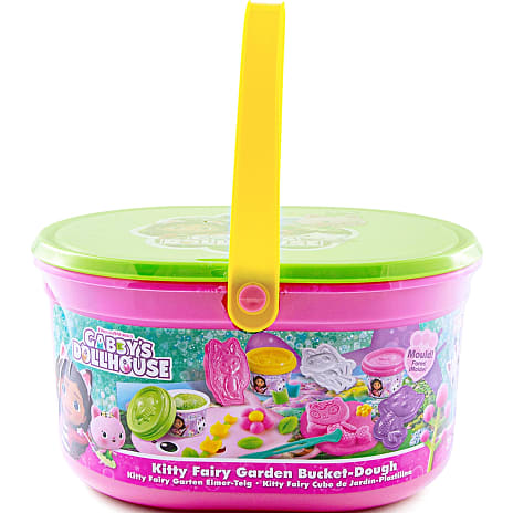Gabbys Dukkehus Fairy Garden Bucket - modellervoks sæt